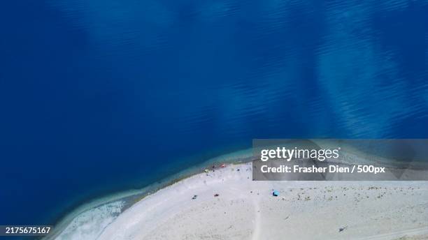aerial view of beach - frasher stock pictures, royalty-free photos & images