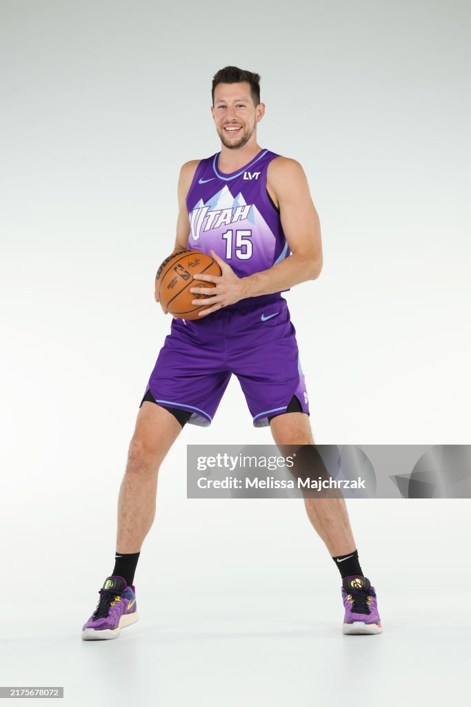 Drew Stringham Drew Eubanks of the Utah Jazz poses for a head shot on September 30 ...