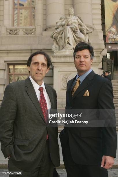 Bill Bubers and Tony Christ , in fron of the U. S. Bankruptcy Court House in a case involving Loral Space and Communications. On July 15 Loral Space...