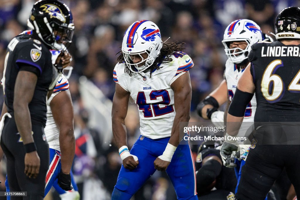 Buffalo Bills v Baltimore Ravens