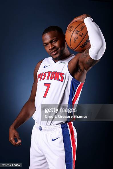 Paul Reed Jr Paul Reed of the Detroit Pistons poses for a portrait during media ...