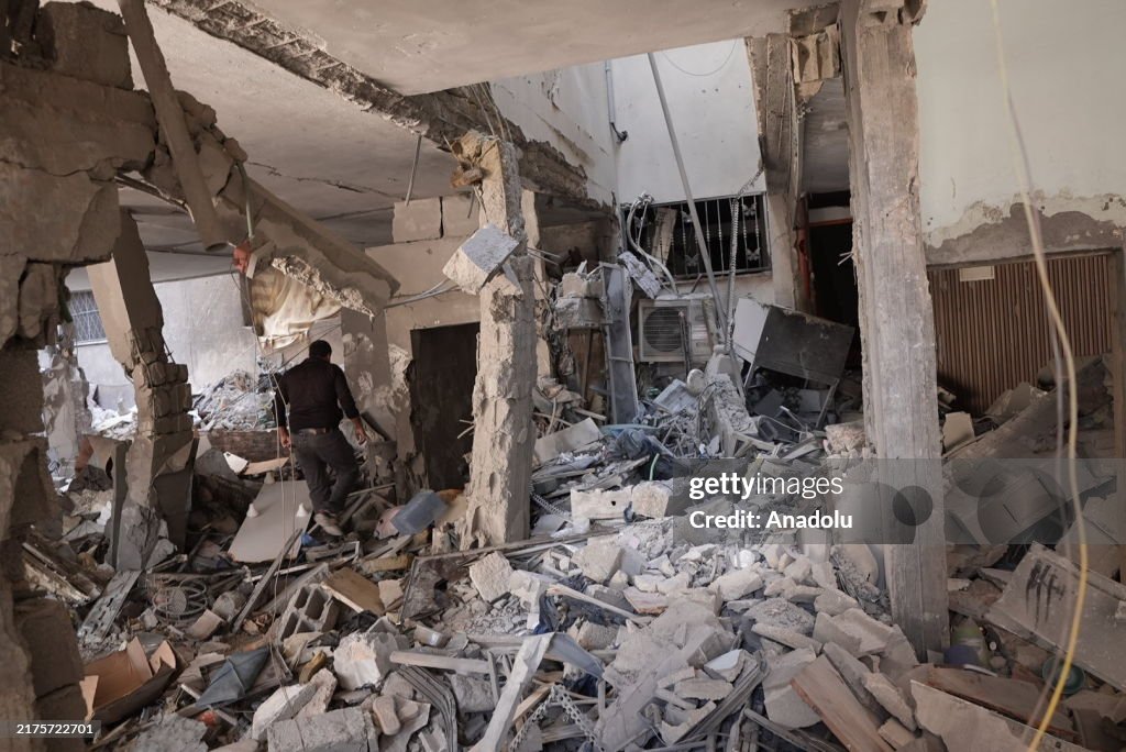 Israeli army leave severe destruction in the Tulkarm Refugee Camp in West Bank
