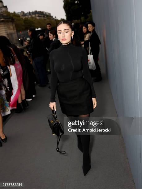 Rachel Sennott attends the Balenciaga Paris Womenswear Spring-Summer 2025 show as part of Paris Fashion Week on September 30, 2024 in Paris, France.