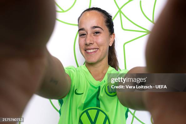 Nuria Rabano Terminated Nuria Rabano poses for a portrait during the UEFA Women´s Champions ...