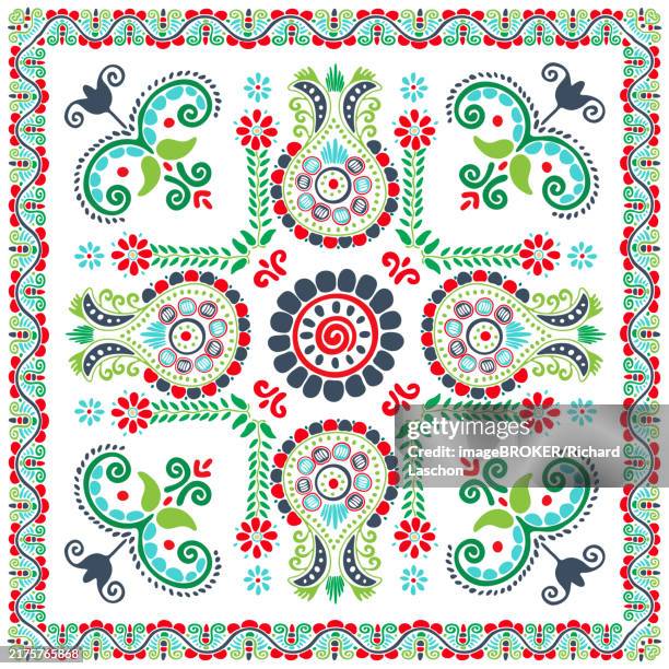 Hugarian Patterns Seamless Pattern Design Inspired By Traditional Hungarian Embroidery ...