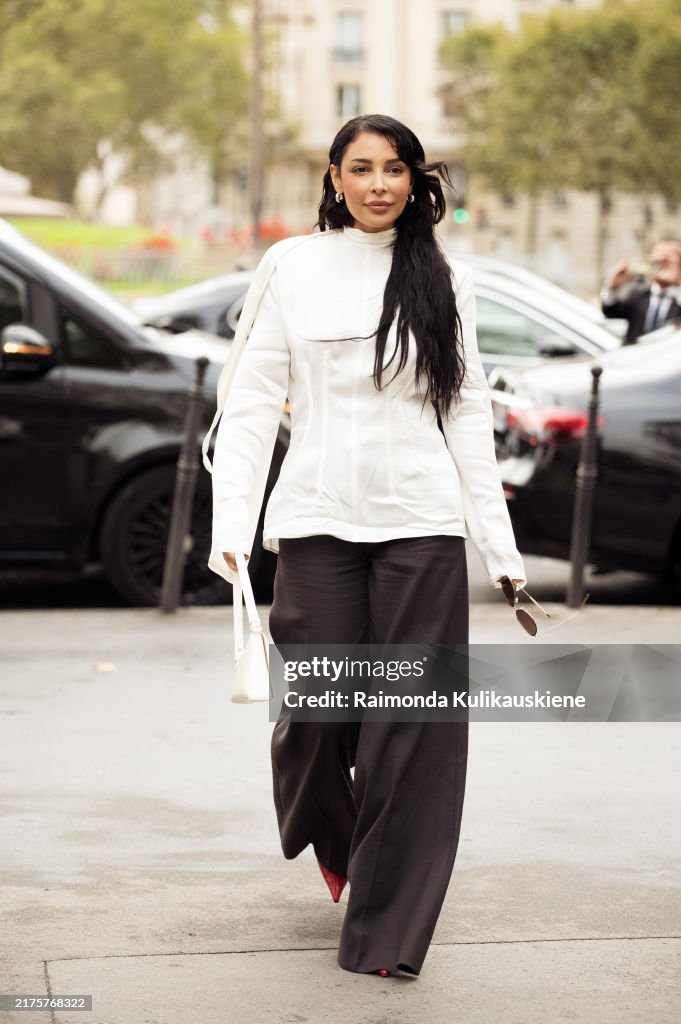 Street Style - Paris Fashion Week - Womenswear Spring/Summer 2025 - Day Eight