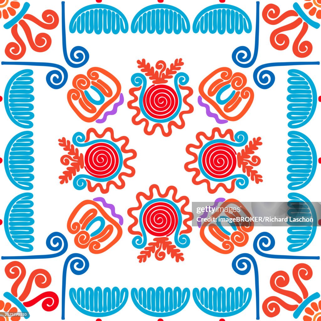 Hugarian Patterns Seamless Pattern Design Inspired By Traditional Hungarian Embroidery ...