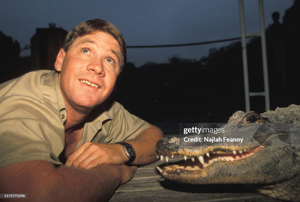 Crocodile hunter Steve Irwin