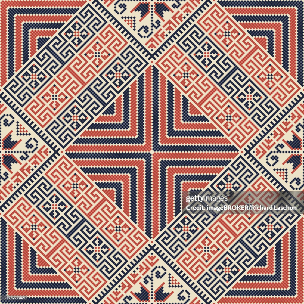 Palestain Pattern Seamless Pattern Design With Traditional Palestinian Embroidery Motif ...