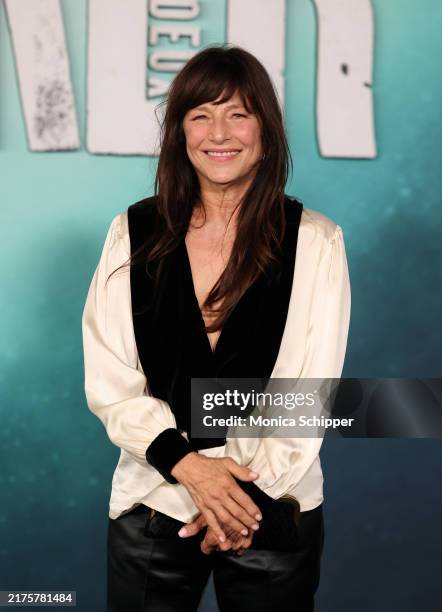 Catherine Keener attends the Los Angeles Premiere of Warner Bros. Pictures "Joker: Folie a Deux" at TCL Chinese Theatre on September 30, 2024 in...