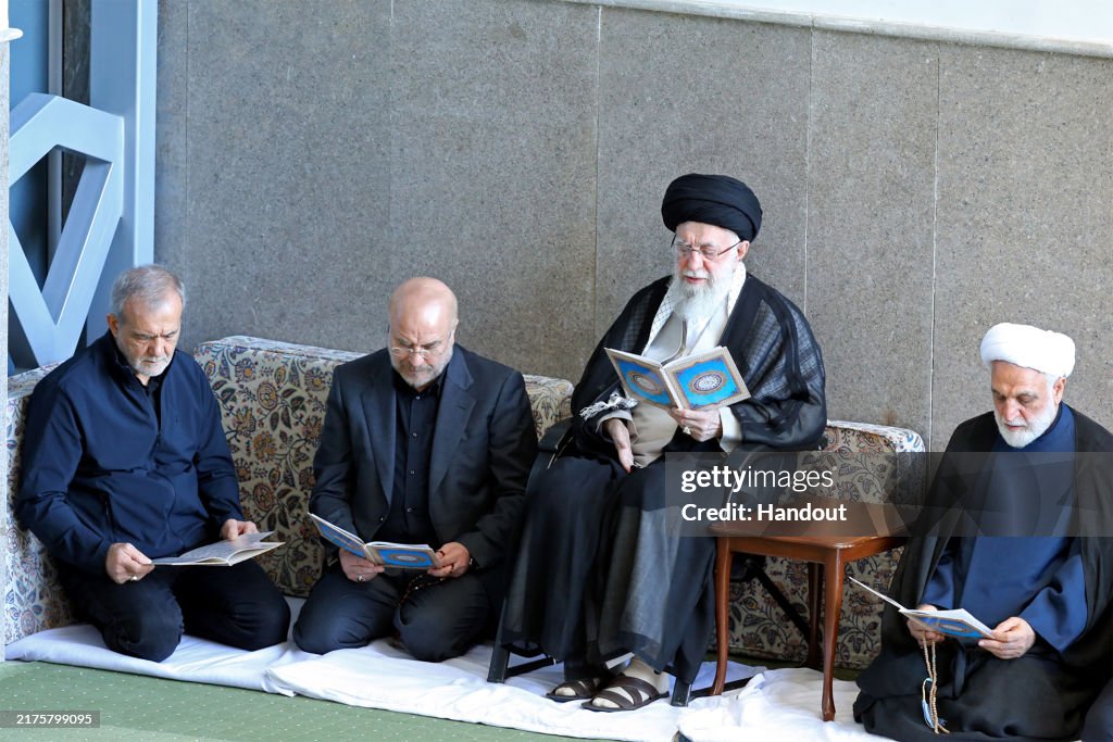 Rally In Tehran As Khamenei Delivers Sermon And Praises Slain Hezbollah Leader
