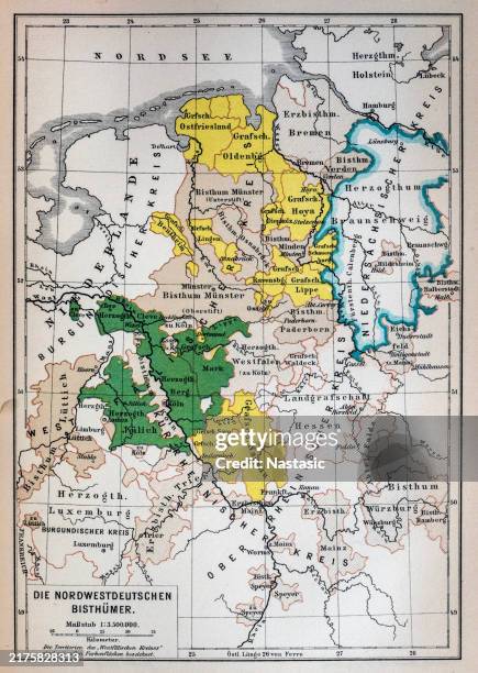 illustrations, cliparts, dessins animés et icônes de les évêchés du nord-ouest de l’allemagne - dynastie des habsbourg