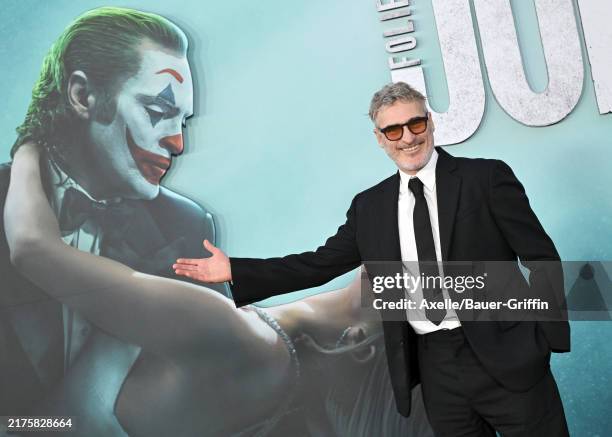 Joaquin Phoenix attends the Los Angeles Premiere of Warner Bros. Pictures "Joker: Folie a Deux" at TCL Chinese Theatre on September 30, 2024 in...