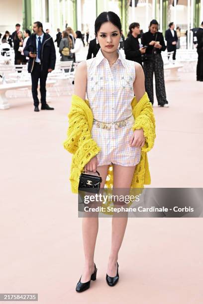Achiraya Nitibhon attends the Chanel Paris Womenswear Spring-Summer 2025 show as part of Paris Fashion Week on October 01, 2024 in Paris, France.