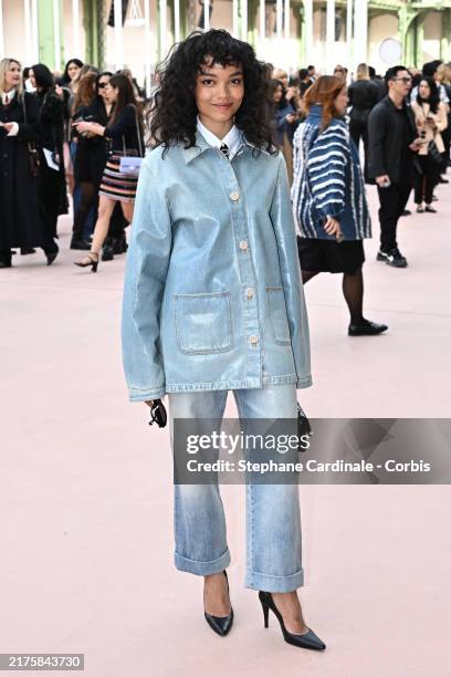 Whitney Peak attends the Chanel Paris Womenswear Spring-Summer 2025 show as part of Paris Fashion Week on October 01, 2024 in Paris, France.