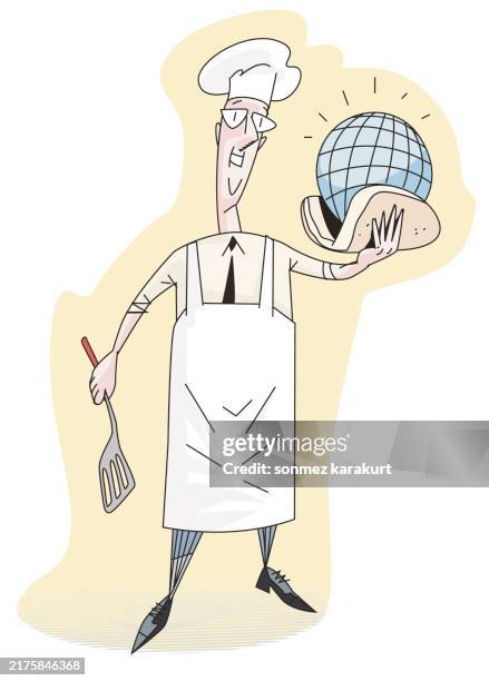 illustrations, cliparts, dessins animés et icônes de chef de renommée mondiale. - cuisine du monde