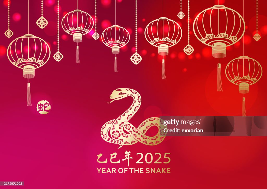 Celebrate Chinese New Year with Snake