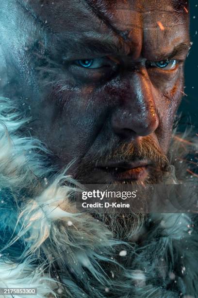 battle-hardened warrior - warrior stock pictures, royalty-free photos & images
