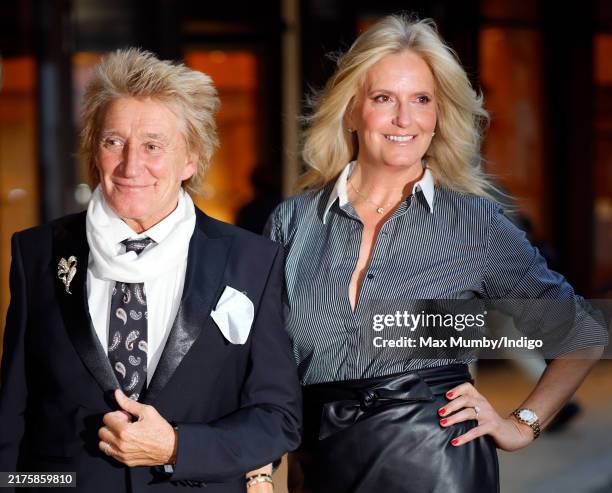 Sir Rod Stewart and Penny Lancaster attend the WellChild Awards 2024 at the Royal Lancaster Hotel on September 30, 2024 in London, England. WellChild...