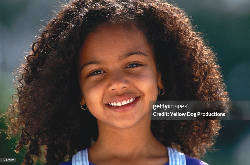 SMILING BLACK GIRL