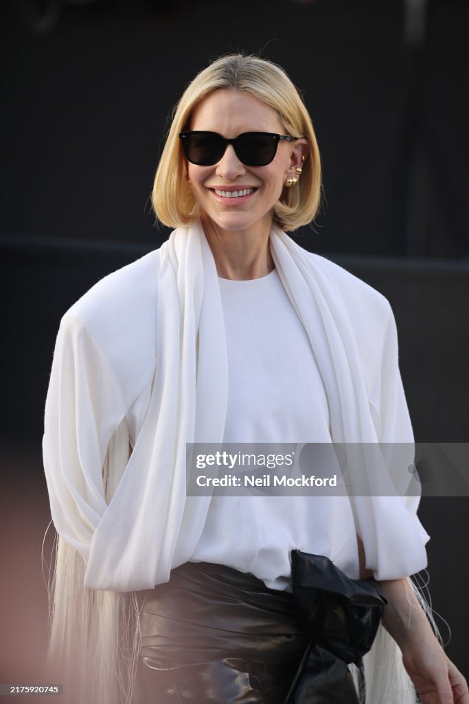 Celebrity Sightings - Paris Fashion Week - Womenswear Spring/Summer 2025 - Day Nine