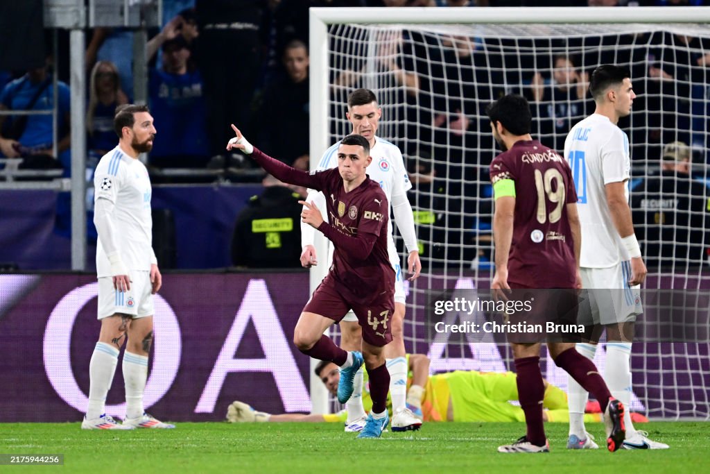 SK Slovan Bratislava v Manchester City - UEFA Champions League 2024/25 League Phase MD2