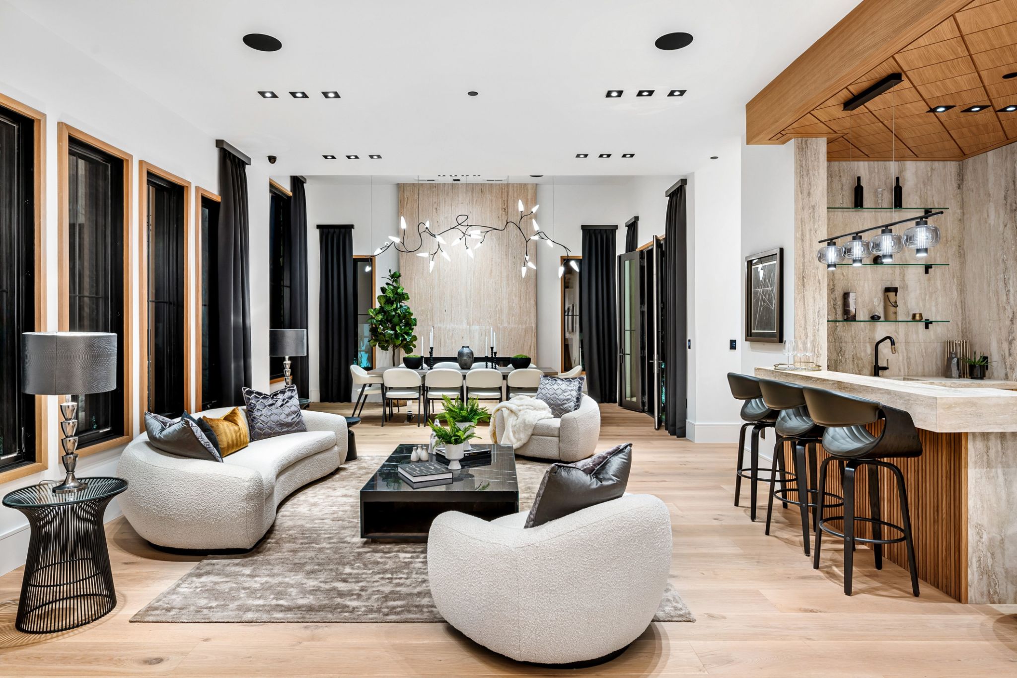 luxury apartment plants