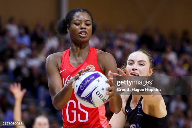 New Zealand v England - Taini Jamison Trophy: Game 2, Nieuwsfoto's