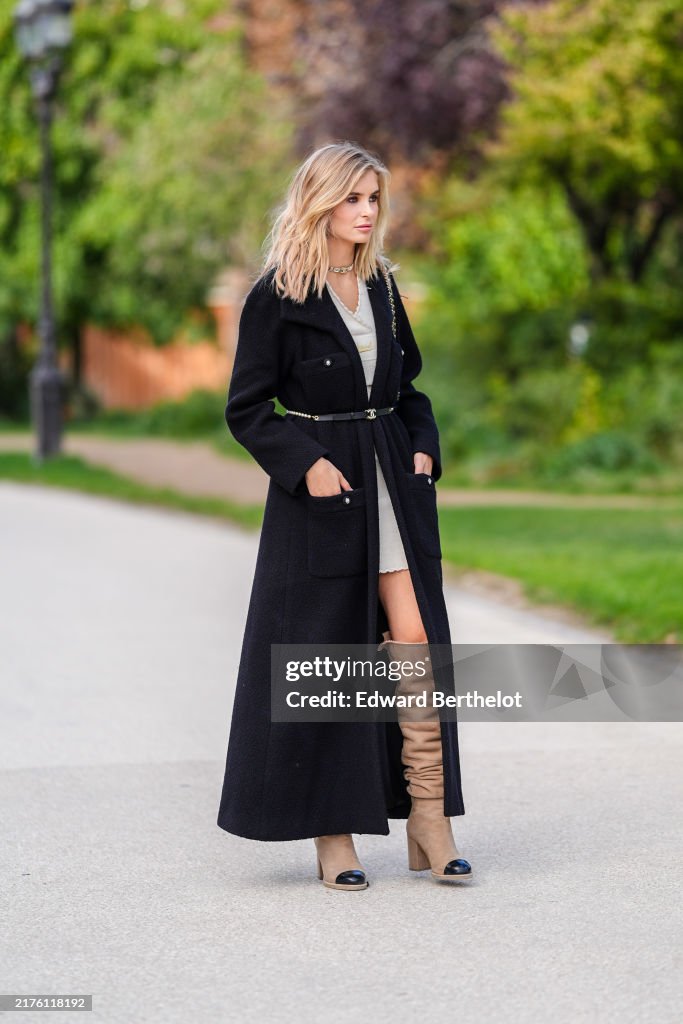 Street Style - Paris Fashion Week - Womenswear Spring/Summer 2025 - Day Nine