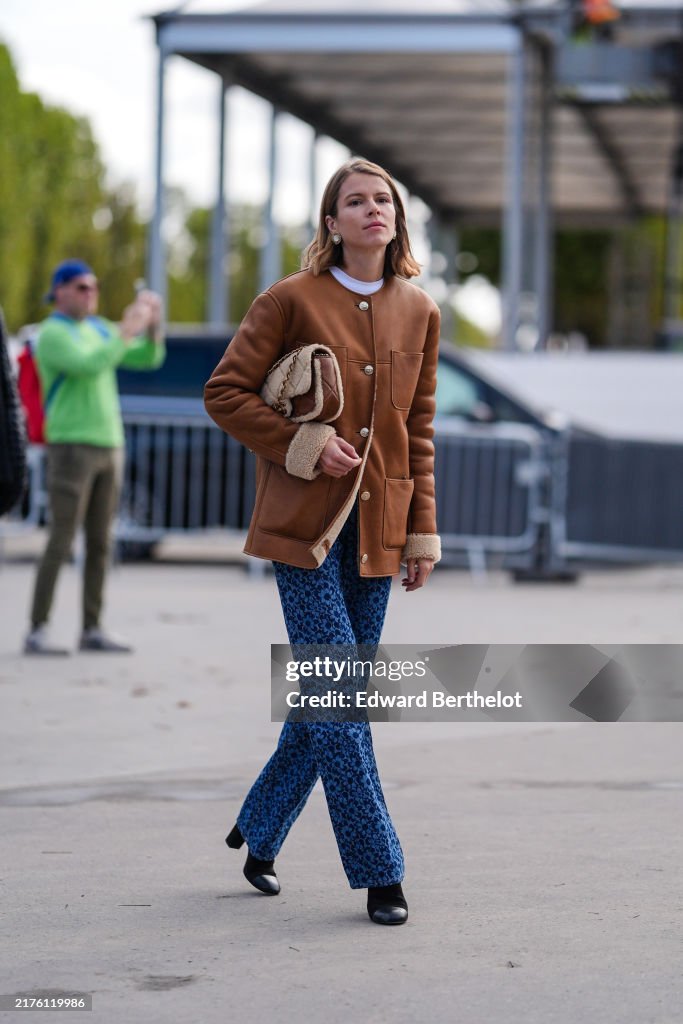 Street Style - Paris Fashion Week - Womenswear Spring/Summer 2025 - Day Nine