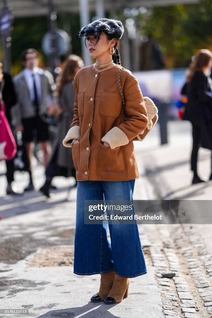 Street Style - Paris Fashion Week - Womenswear Spring/Summer 2025 - Day Nine