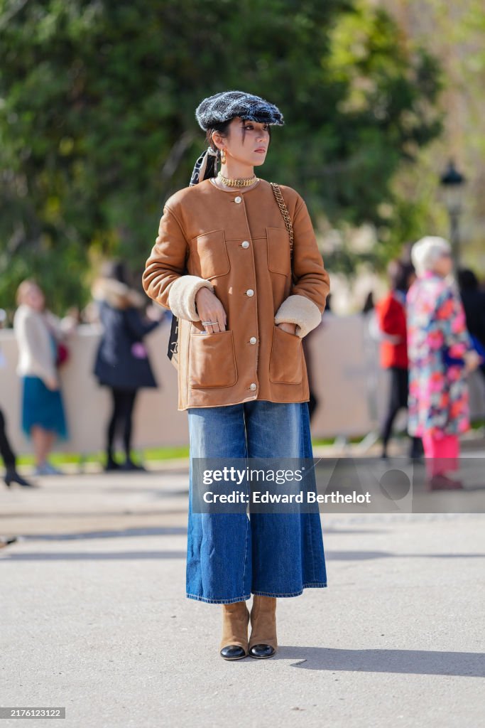 Street Style - Paris Fashion Week - Womenswear Spring/Summer 2025 - Day Nine