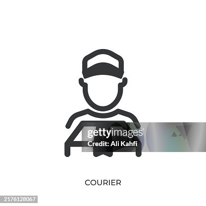 Courier glyph solid icon. Solid icon that can be applied anywhere, simple, pixel perfect and modern style Courier glyph solid icon. Solid icon that can be applied anywhere, simple, pixel perfect and modern style