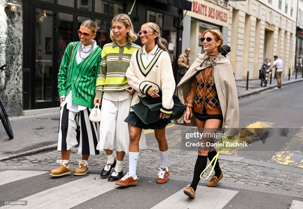 Street Style - Paris Fashion Week - Womenswear Spring/Summer 2025 - Day Nine