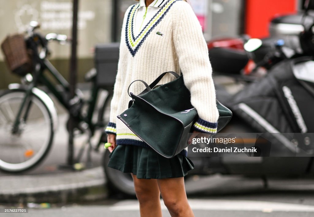 Street Style - Paris Fashion Week - Womenswear Spring/Summer 2025 - Day Nine