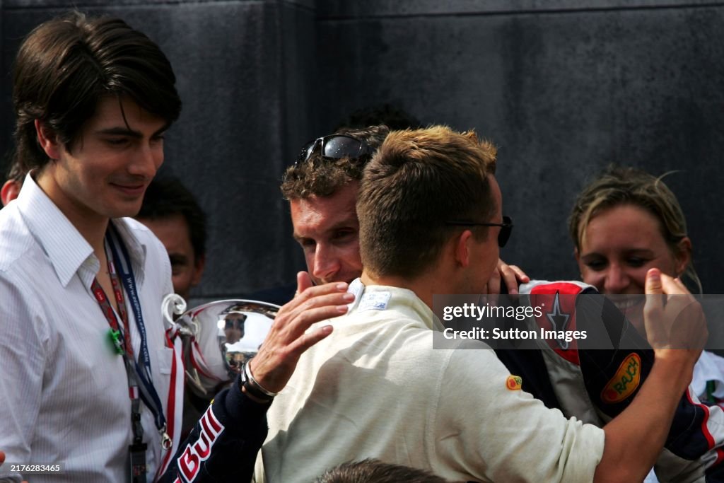 David Routh Brandon Routh actor; David Coulthard Red Bull Racing and Christian ...