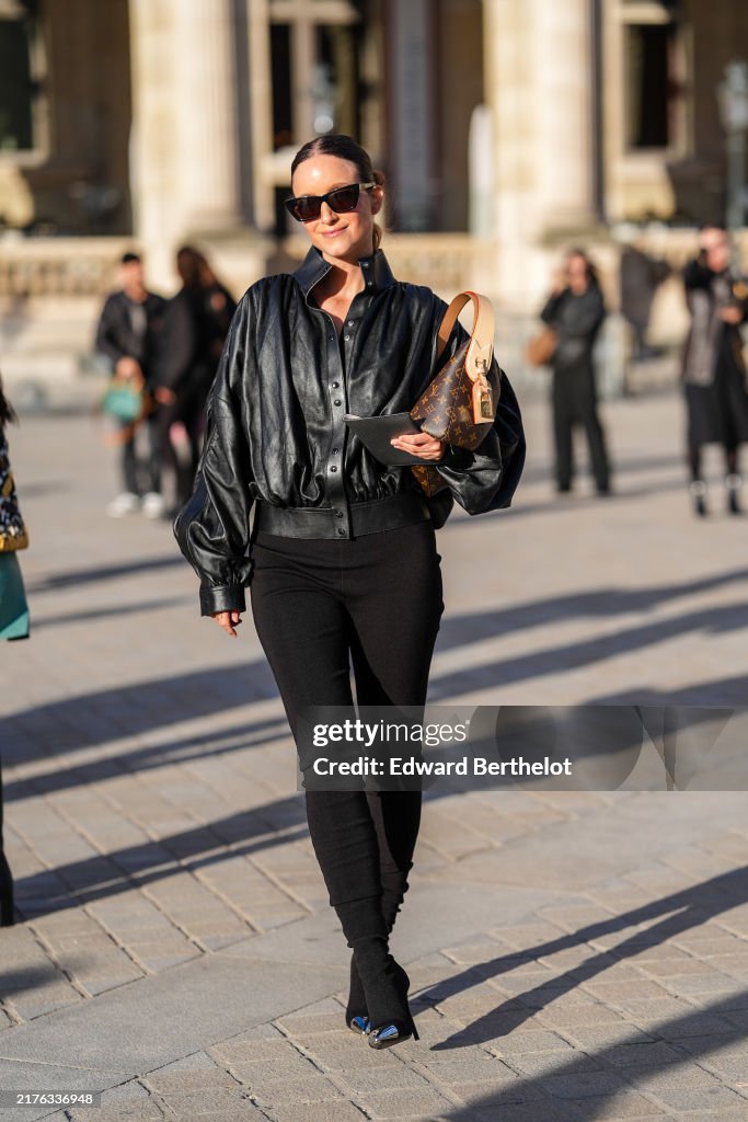 Street Style - Paris Fashion Week - Womenswear Spring/Summer 2025 - Day Nine