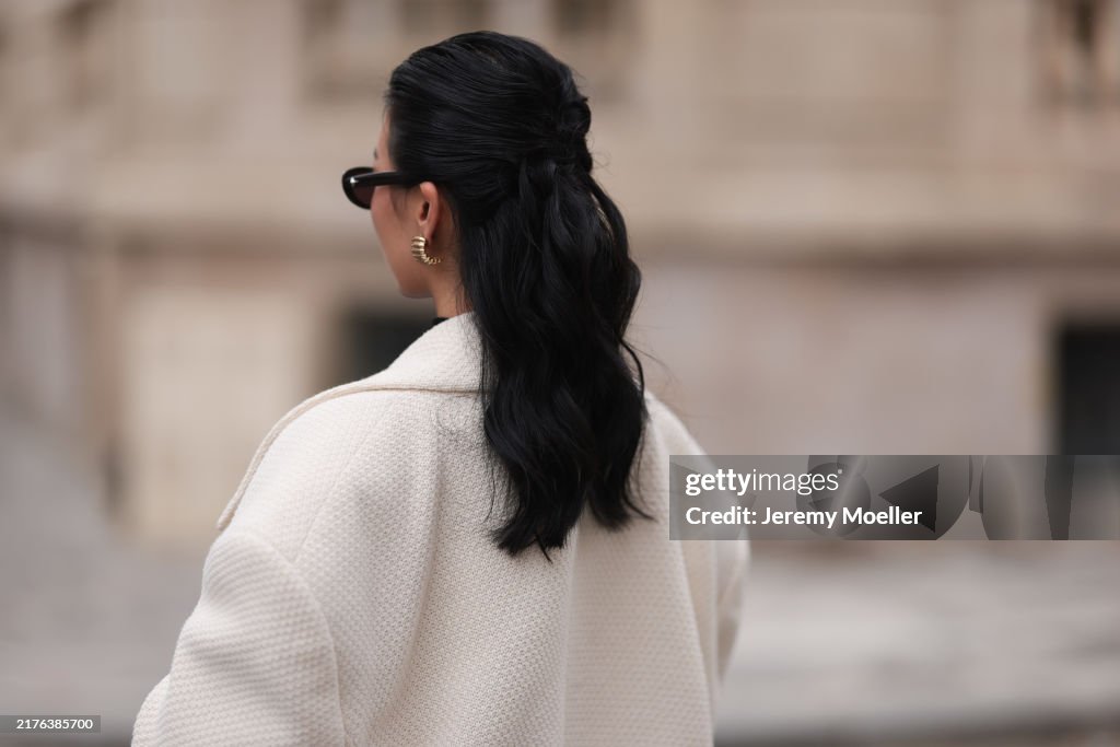 Street Style - Paris Fashion Week - Womenswear Spring/Summer 2025 - Day Eight