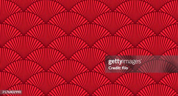 seamless repeating tileable tropical palm retro leaf frond background - chinese culture stock illustrations