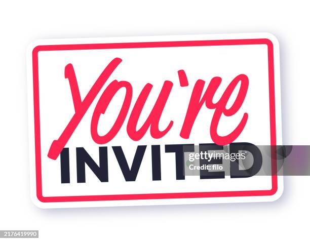 Invitee Sign 23 Youre Invited Sign Stock Photos, High-Res Pictures, and Images ...