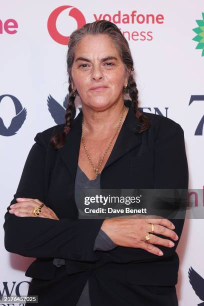 Tracey Emin attends the Women of the Year Lunch and Awards at Royal Lancaster Hotel on October 7, 2024 in London, England.