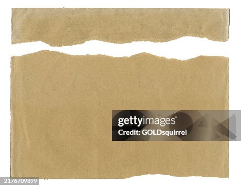Two pieces of envelope paper with unevenly torn edges - high quality scan of ripped paper in vector - natural texture with details in macro - collage journaling scrapbooking paper Two pieces of envelope paper with unevenly torn edges - high quality scan of ripped paper in vector - natural texture with details in macro - collage journaling scrapbooking paper