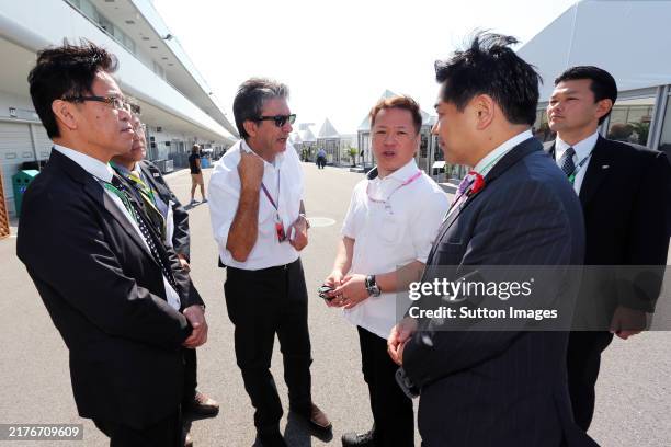 Chiaki Takahashi Member of the House of Councillors Japan, Massa Okikura Convex International, Pasquale Lattuneddu of the FOM and Yuichiro Hata...