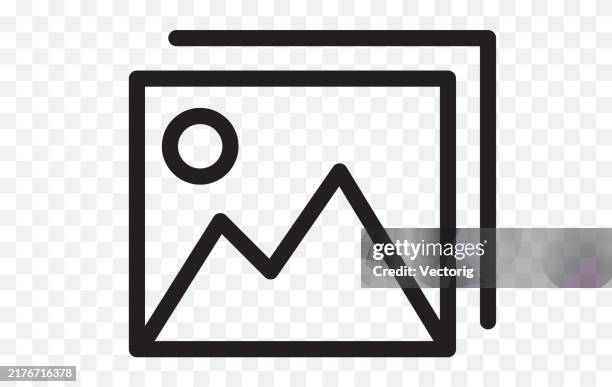 bild-symbol foto bild-symbol - galerie stock-grafiken, -clipart, -cartoons und -symbole