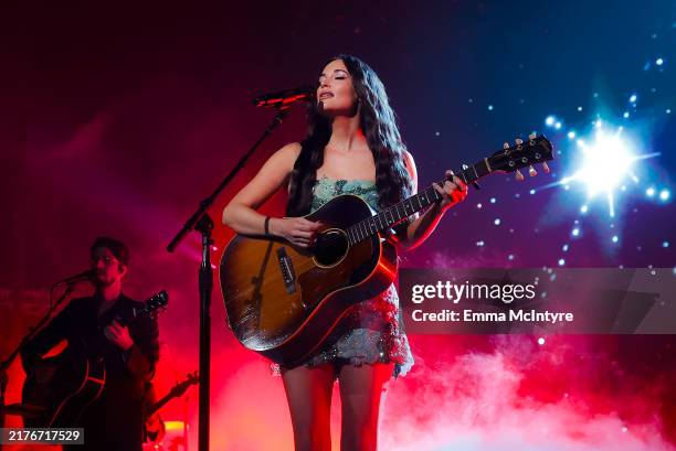 Kacey Musgraves performs onstage at The Kia Forum on October 03, 2024 in Inglewood, California.