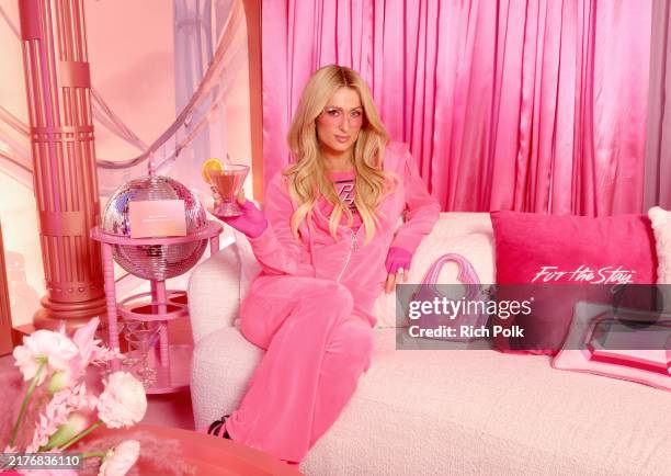 Paris Hilton visits the 'Stay Like an Infinite Icon' Suites at The Beverly Hilton, where guests can enjoy a stay like the icon Paris Hilton herself,...