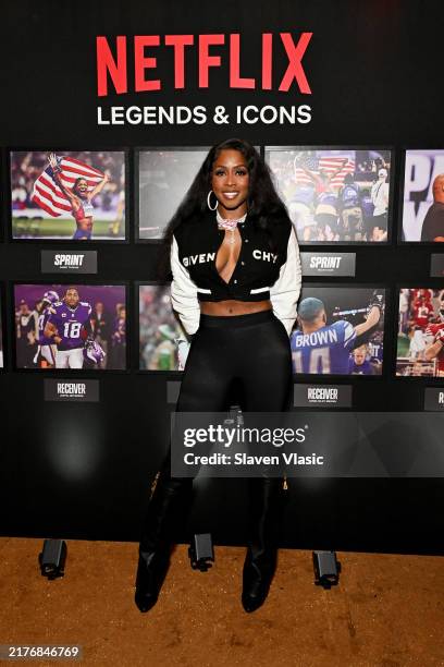 Remy Ma attends Netflix Presents: A Celebration of Icons & Legends - CultureCon Opening Night Party at Boom at the Top of the Standard on October 04,...