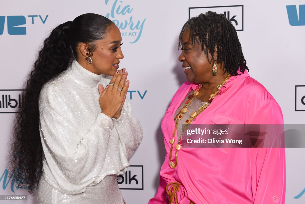 Tia Rodda Tia Mowry and Loretta Devine attend Tia Mowry And WeTV Celebrate New ...