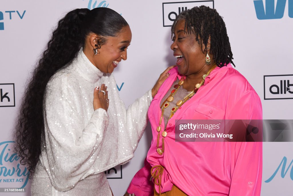 Tia Rodda Tia Mowry and Loretta Devine attend Tia Mowry And WeTV Celebrate New ...