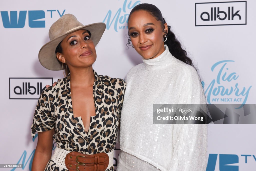 Tia Rodda Essence Atkins and Tia Mowry attend Tia Mowry And WeTV Celebrate New ...